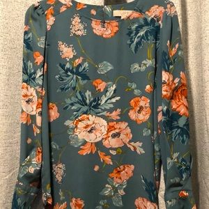 Loft Long Sleeve Blouse Small